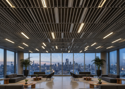 Tırnaklı Alüminyum ve Galveniz Baffle 