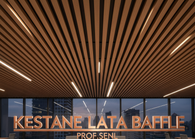 Modern Kestane Lata Baffle