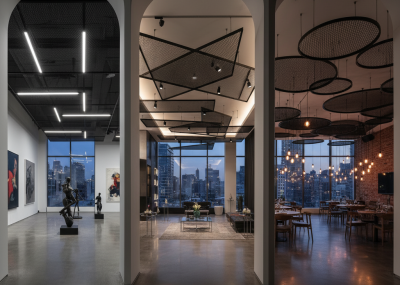 Modern Mesh Asma Tavan